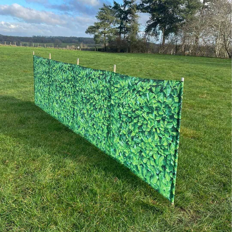 Olpro Laurel Hedge Folding Wooden Windbreak 5 Pole