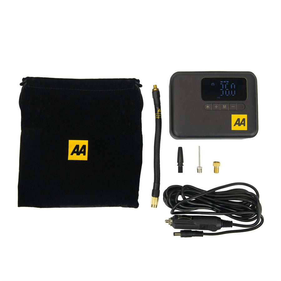 AA Cordless Rechargeable Tyre Inflator with Power Bank & LED Light - View 6