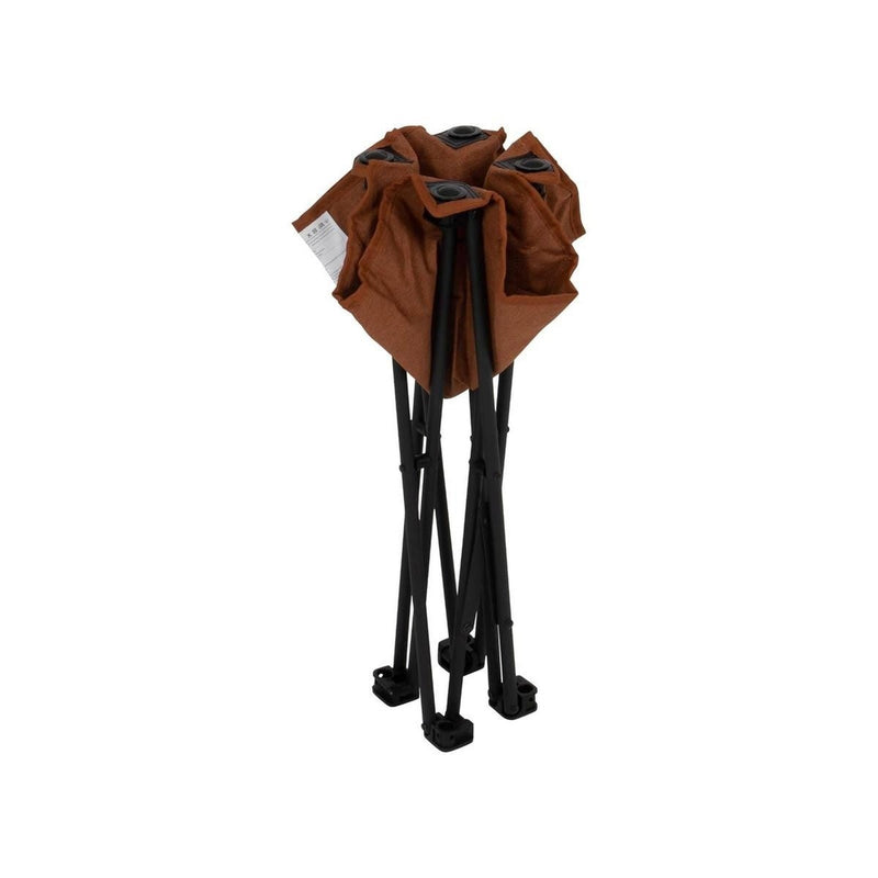 Bo-Camp Industrial Collection Stool Mentone Steel Clay Bo-Camp - UK Camping And Leisure