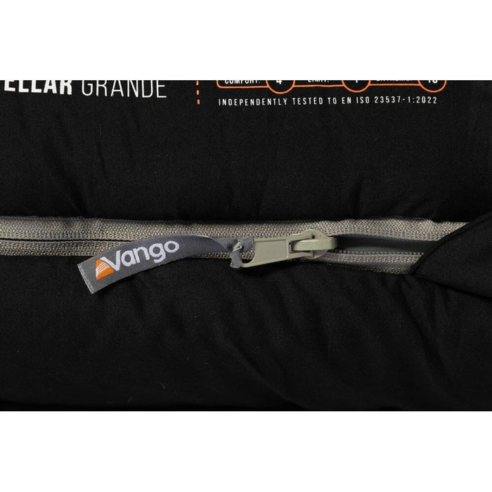 Vango Stellar Grande Sleeping Bag Black Vango - UK Camping And Leisure