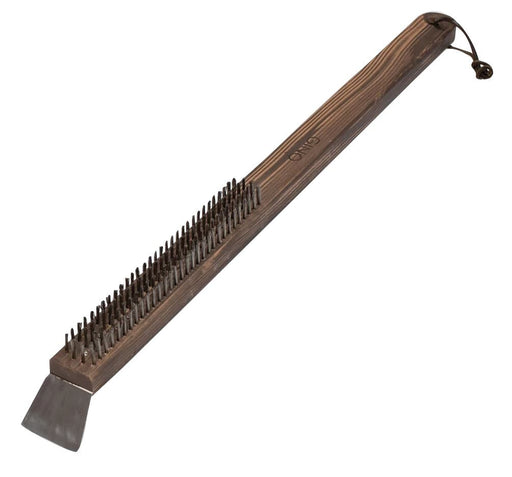 Gino Wooden Handle Wire Brush Gino - UK Camping And Leisure