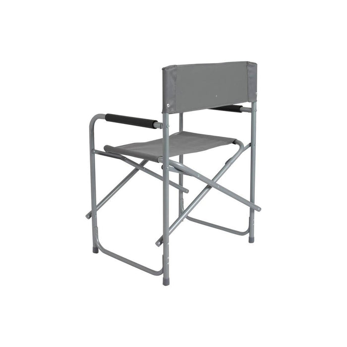 Bo-Camp Director's Chair Steel Grey Bo-Camp - UK Camping And Leisure