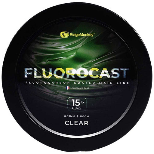 RidgeMonkey FluoroCast Fluoro Coated Mainline 0.37mm/18lb RidgeMonkey - UK Camping And Leisure