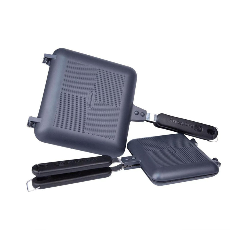 RidgeMonkey Classic Durable Aluminium Non-Stick Sandwich Toaster Granite Edition RidgeMonkey - UK Camping And Leisure