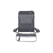 Crespo Beach Chair AL/221 Dark Grey Crespo - UK Camping And Leisure