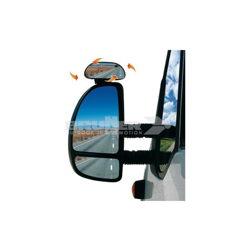 MDS1203 Brunner Optilus blind spot clip-on adjustable mirror 7307103NB Brunner - UK Camping And Leisure
