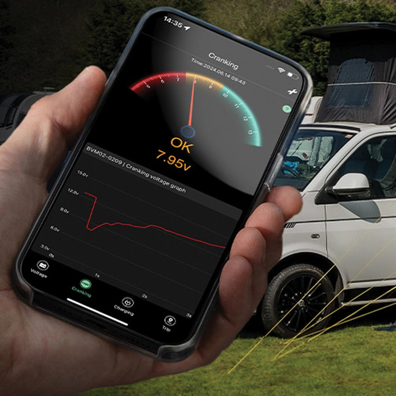 Maypole Bluetooth Smart Battery Health Monitor – 12/24V AGM, GEL, Lead Acid & Lithium Ion Batteries - View 3
