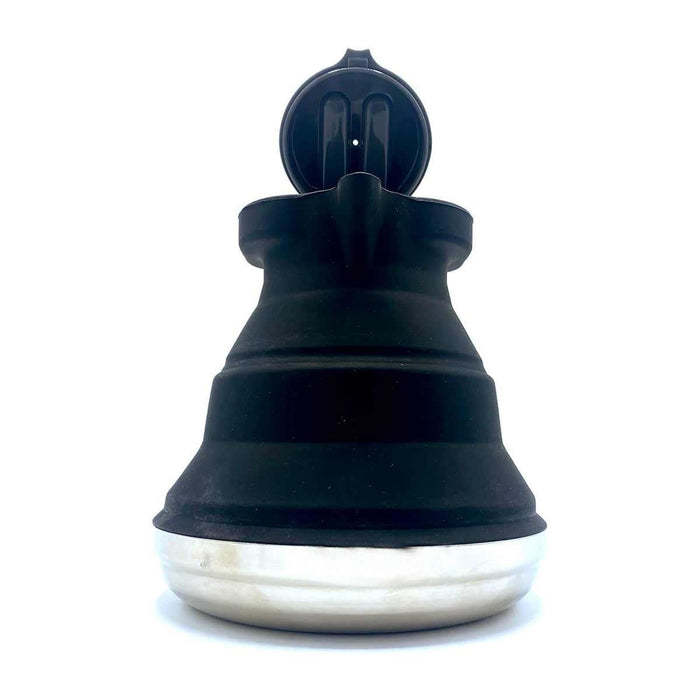 Wolf Outdoors Stainless Steel Base Silicone Collapsible Kettle 1.5L Wolf Outdoors - UK Camping And Leisure