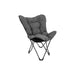 Bo-Camp Urban Collection Butterfly Chair Grainger M Grey Bo-Camp - UK Camping And Leisure