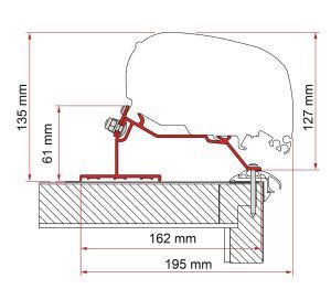 F80/F65 Adapter Kit Caravan Roof 340 98655Z069 UK Camping And Leisure - UK Camping And Leisure