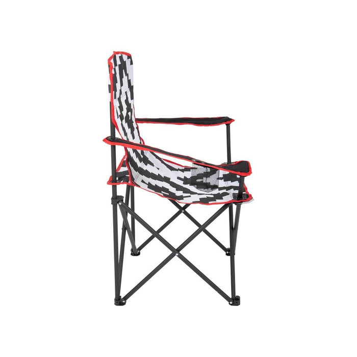 Bo-Camp Urban Collection Folding Chair Madison Black/White Bo-Camp - UK Camping And Leisure