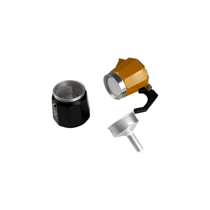 Bo-Camp Industrial Collection Percolator Hudson Yellow 6 Cups Bo-Camp - UK Camping And Leisure