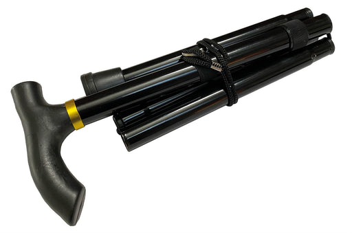 Black Folding Walking stick UK Camping And Leisure - UK Camping And Leisure