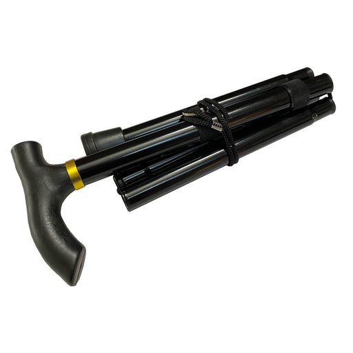 Black Folding Walking stick UK Camping And Leisure - UK Camping And Leisure