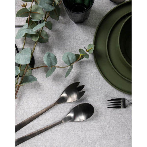 Bo-Camp Industrial Collection Salad Servers Fay 2 Pieces Black Bo-Camp - UK Camping And Leisure