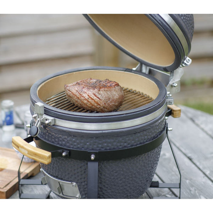 Dellonda Deluxe 16"(40cm) Ceramic Kamado Style BBQ DG158 Dellonda - UK Camping And Leisure