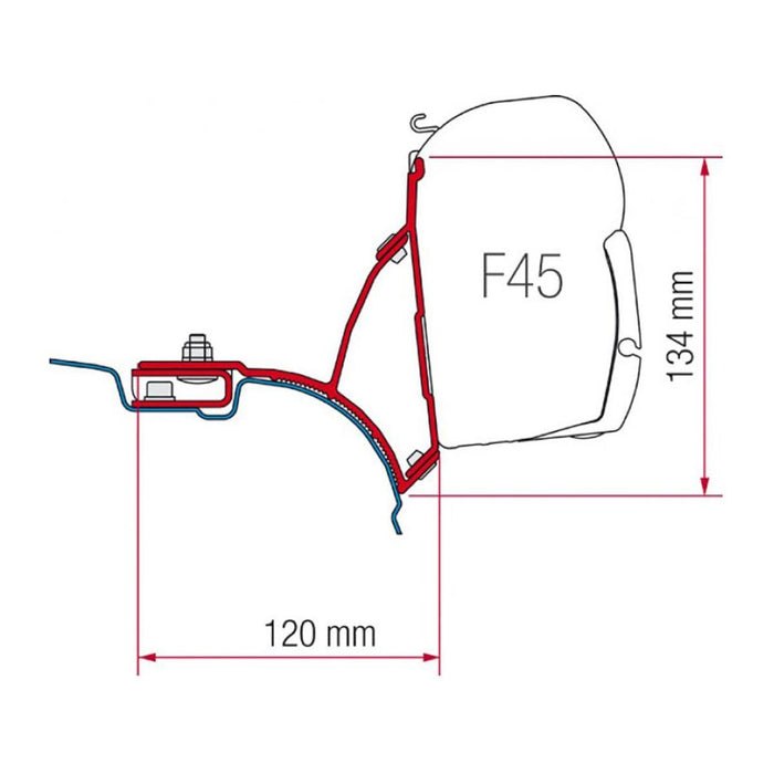 Fiamma Kit fits VW T5 Transporter MV Fiamma - UK Camping And Leisure