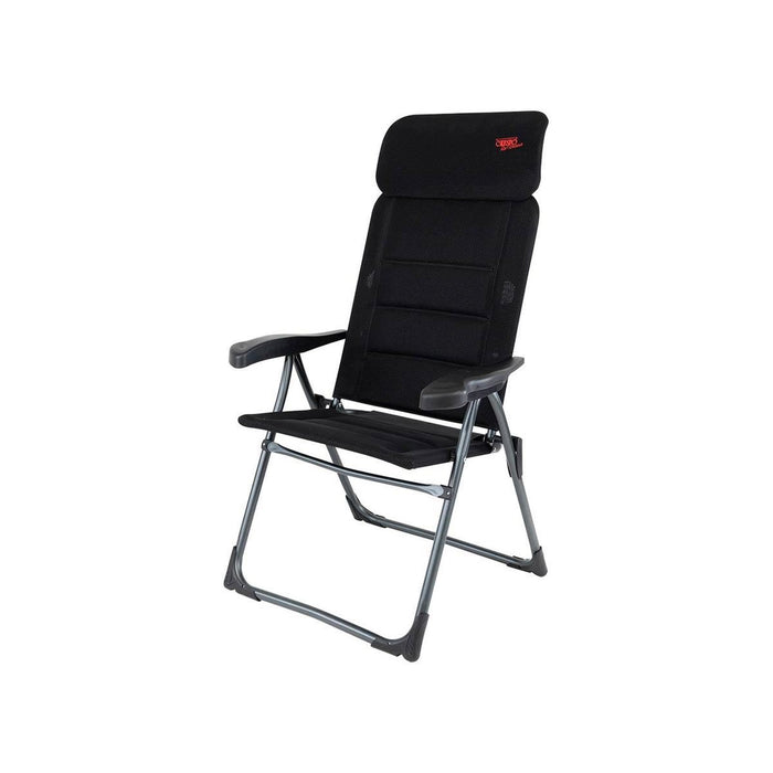 Crespo Chair AP/213 Air Deluxe Compact Black Crespo - UK Camping And Leisure