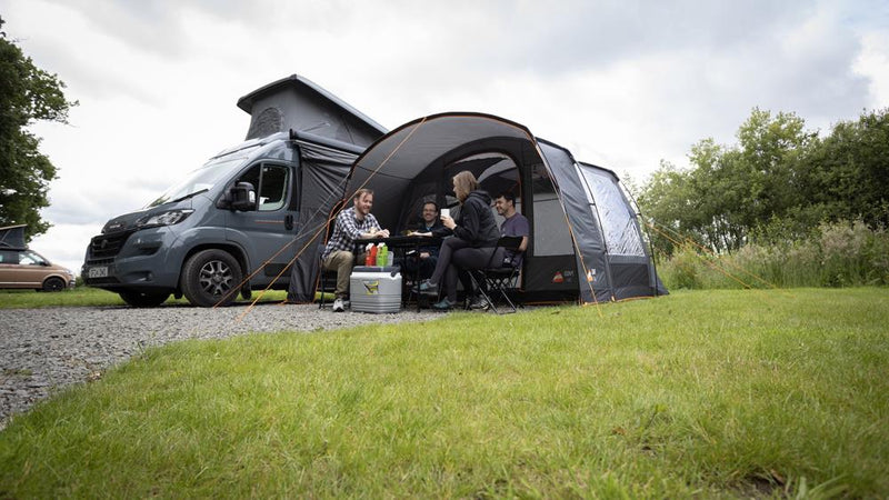 Vango Cove III Mid Smoke Drive Away Awning (215-255) | poled, waterproof, sewn-in groundsheet, lightweight