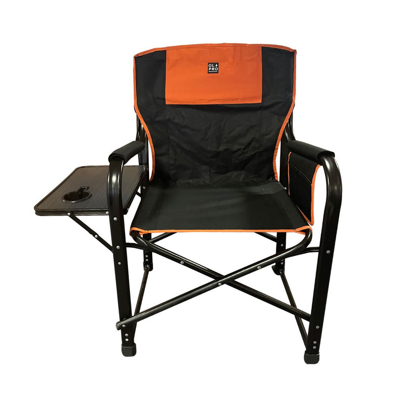 Olpro Directors Chair Orange & Black