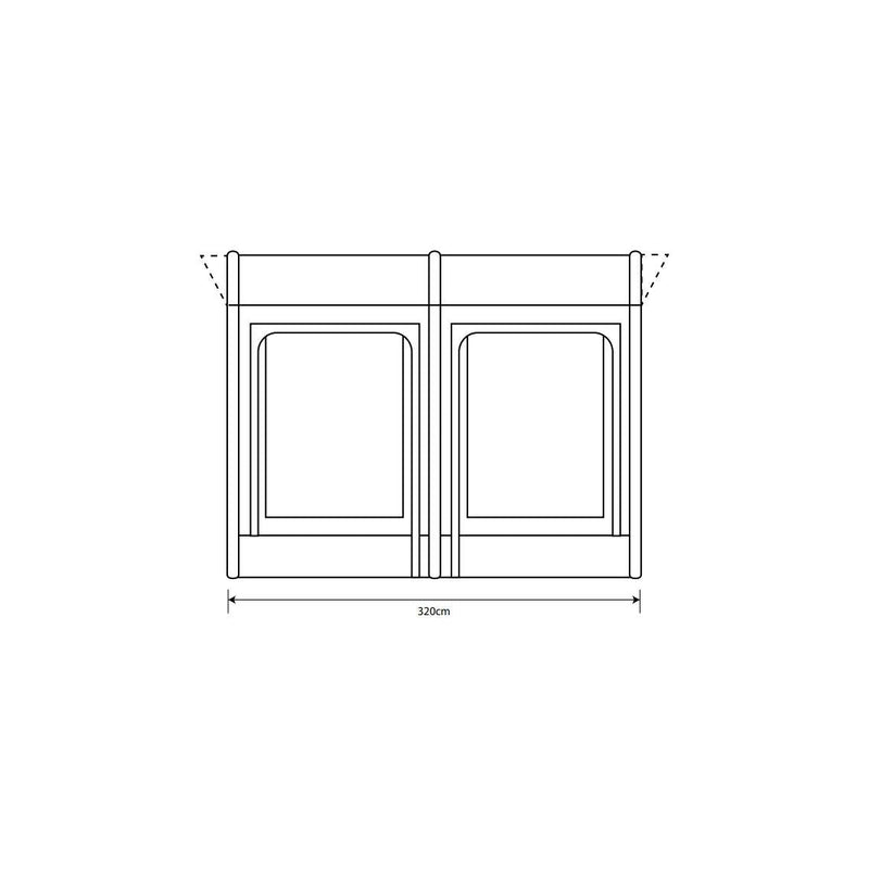 Outdoor Revolution Sportlite Air 320 Caravan Awning (235-250) Outdoor Revolution - UK Camping And Leisure