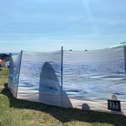 Olpro The Beach 5 Pole Windbreak (Wooden poles) 140CM High Olpro - UK Camping And Leisure
