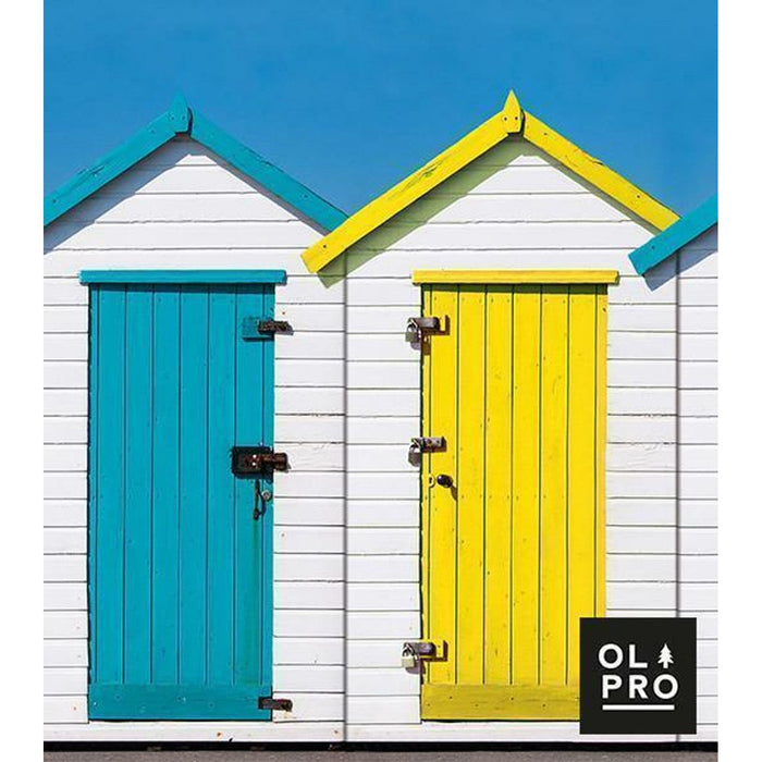 Olpro The Beach Hut 5 Pole Windbreak (Wooden poles) 140cm High Olpro - UK Camping And Leisure