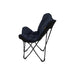 Bo-Camp Industrial Collection Butterfly Chair Himrod Blue Bo-Camp - UK Camping And Leisure