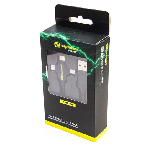 RidgeMonkey Vault USB-A to Multi Out Cable 1m RidgeMonkey - UK Camping And Leisure