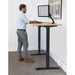 Dellonda Oak Electric Height Adjustable Standing Desk with Memory 1400 x 700mm Dellonda - UK Camping And Leisure