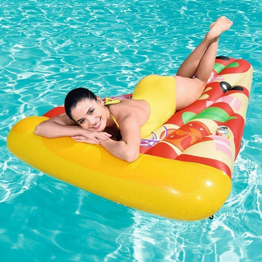 Bestway Inflatable Pool Lilo - Adults Pizza Slice Party Lounger Float UK Camping And Leisure