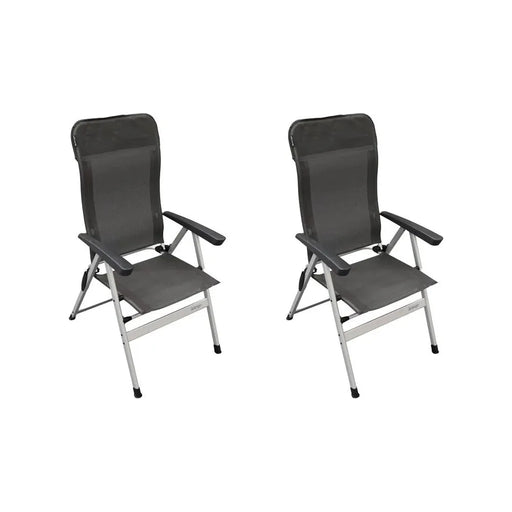 Vango Highbury Textilene Chair (Two Chair Pack) Tall Denim Drift Vango - UK Camping And Leisure