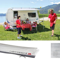 Fiamma Grey Caravanstore 280 XL Royal Grey Fabric (07740C01R) Manual Awning Rail