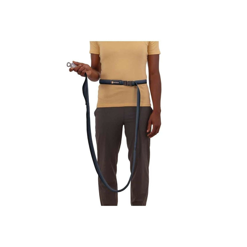 Ruffwear Roamer Bungee Dog Running Lead in Granite Grey (2.2 to 3.4m) Ruffwear - UK Camping And Leisure