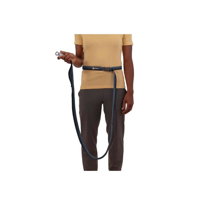 Ruffwear Roamer Bungee Dog Running Lead in Granite Grey (2.2 to 3.4m) Ruffwear - UK Camping And Leisure