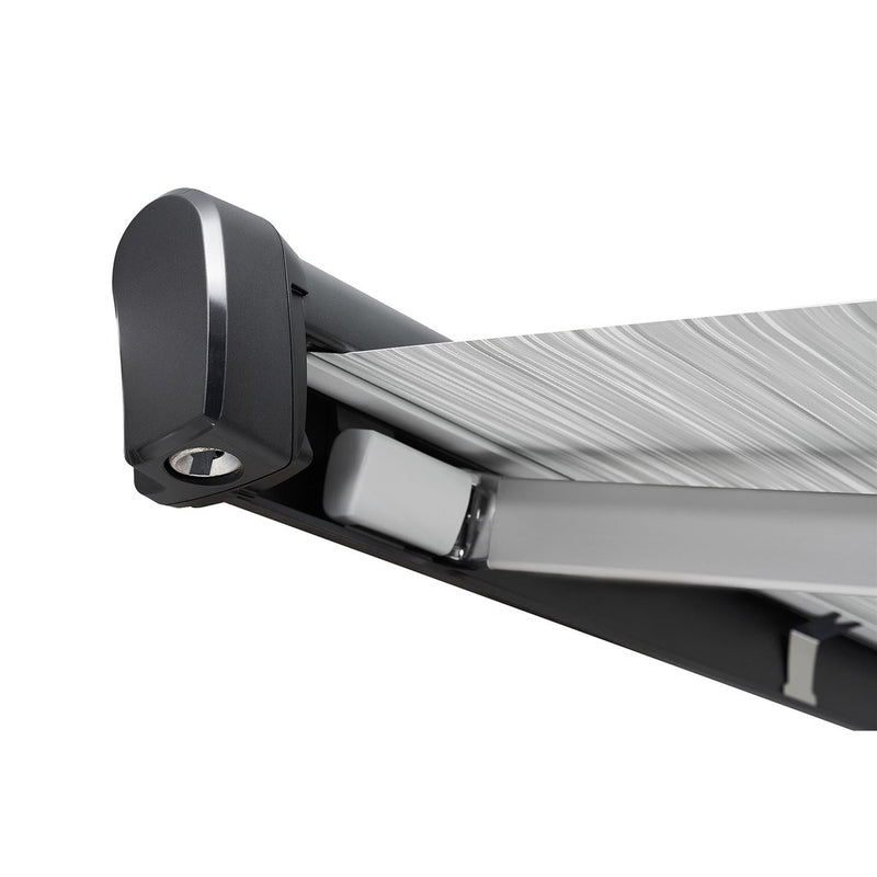 Thule 4200 4.50x2.00m Wall Awning White with Fabric Finish Mystic Grey - View 5