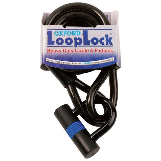 Loop Lock 15 Cable Lock + Mini Shackle 15mm x 2 Metres Nova - UK Camping And Leisure