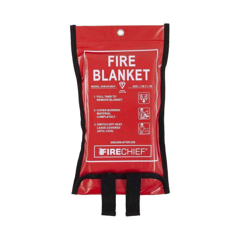 Fire Blanket / Pvc Wallet 1011489 Firechief - UK Camping And Leisure