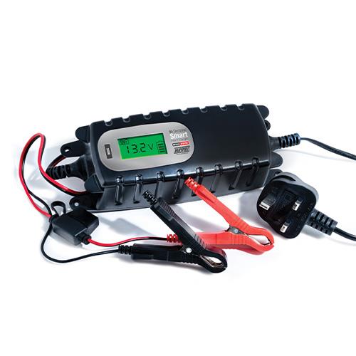 Maypole MP7425 6/12V Electronic Car 5A Smart Charger With USB Port Maypole - UK Camping And Leisure