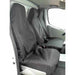 Black Heavy Duty Water Resistant For Ford Transit 14> Seat Cover Set - Pair UK Camping And Leisure