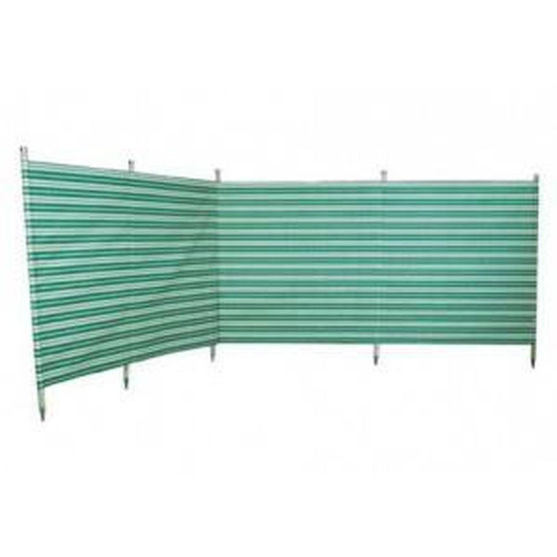 Blue Diamond Windbreak 5 Wooden Pole Canvas Green 3.6M Blue Diamond - UK Camping And Leisure
