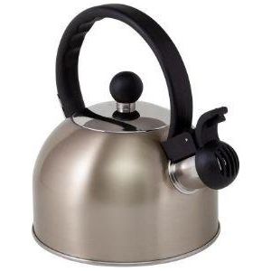 Boil It 1l Soft Gold Whistling Gas Kettle - UK Camping And Leisure