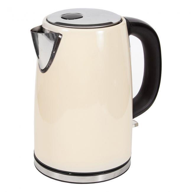 BOIL IT Cream 240V / 900W 1.7l Low Wattage Kettle Via Mondo - UK Camping And Leisure