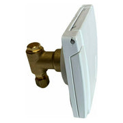 Bullfinch Caravan White BBQ Gas point and Quick Release Plug in tail connector Bullfinch - UK Camping And Leisure