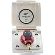 Bullfinch Caravan White BBQ Gas point and Quick Release Plug in tail connector Bullfinch - UK Camping And Leisure