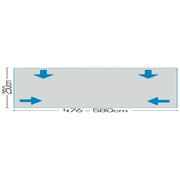 Galaxy 2 Air Full Awning (981cm - 1015 : Size 9 : M) 12037090000002 Quest - UK Camping And Leisure