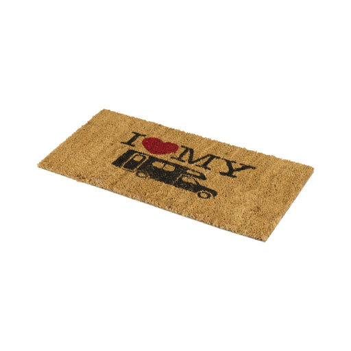 MDS1203 Reimo I Love My Motorhome Coconut door Mat 51649 UK Camping And Leisure - UK Camping And Leisure