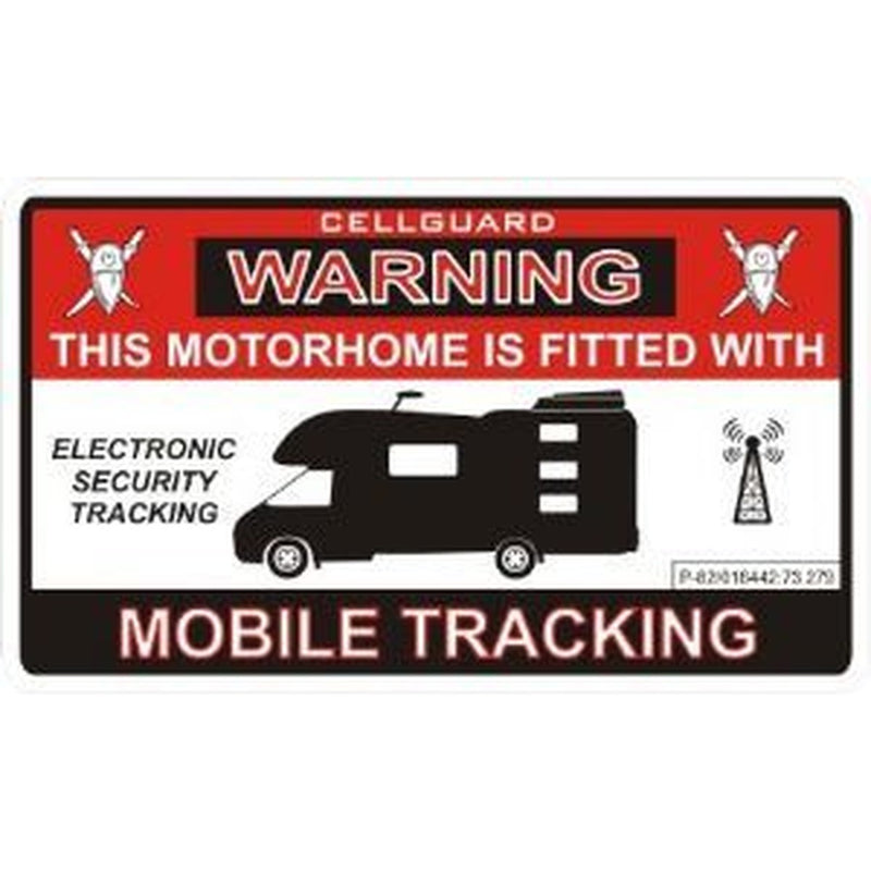 W4 Motorhome Tracking Sticker 37109 W4 - UK Camping And Leisure