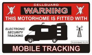 W4 Motorhome Tracking Sticker 37109 W4 - UK Camping And Leisure