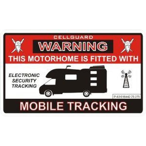 W4 Motorhome Tracking Sticker 37109 W4 - UK Camping And Leisure